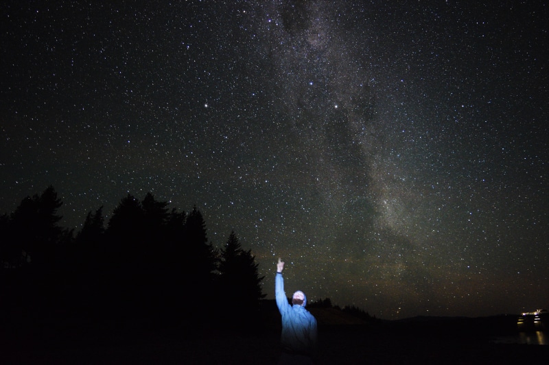space, galaxy, tranquil scene, full, flash, finger, star - space, sky, night, pointing, star field, tranquility, tree, astrophotography, nature, looking up