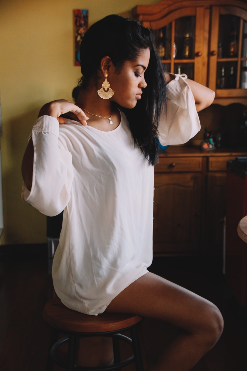 beauty, culture, stool, female, one person, african, 1920, white, sadness, alone, lifestyles, long, portrait, 4K, look, beautiful, brazil, people, woman