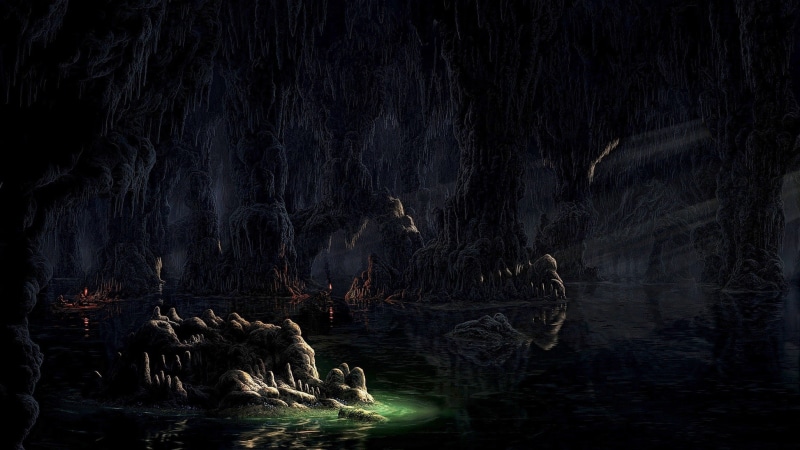 cave, dark, 1080P, art, fantasy, fantasy art