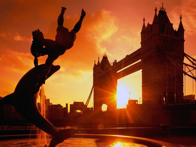 statue, London, sculpture, Sun, the past, UK, city, nature, sunlight, built structure, building exterior, London Bridge, bridge - man made structure, silhouette