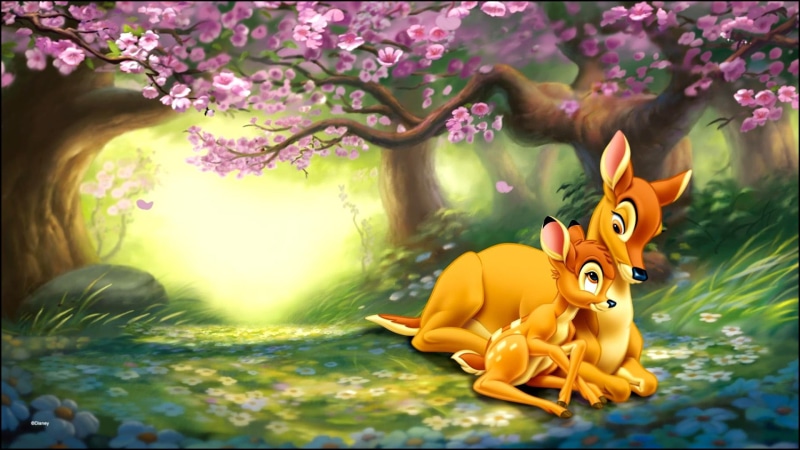 1080P, s, hd, deer, bambi, image, disney, mother, cartoon