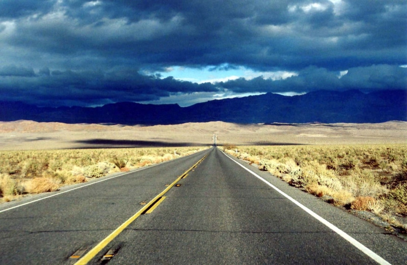 winter, sky, highway, landscape, gray, road, 720P, nature, concrete road, uSA, outdoors, no People, concrete, Saved, road Trip, mountain, journey, cloud - Sky