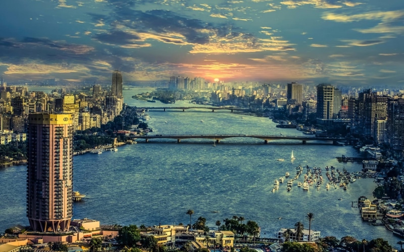 river nile, nile, photo, cairo, egypt, 1080P, river, cityscape