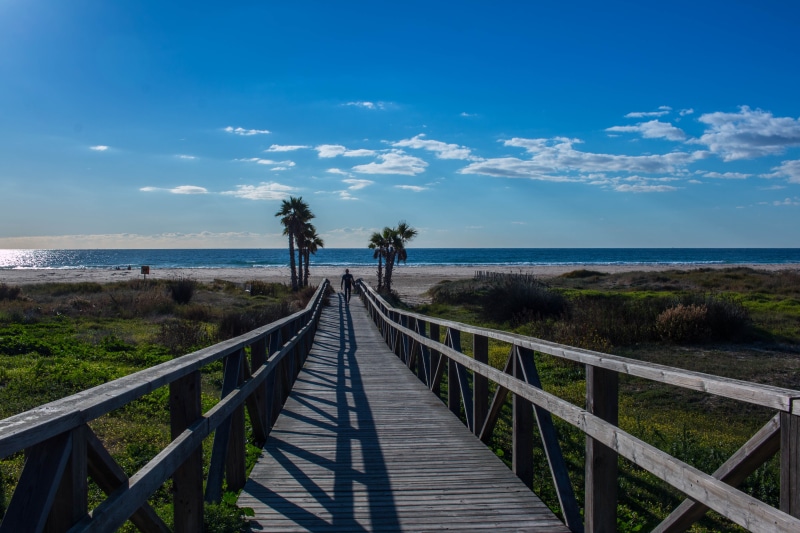 clouds, day, tranquility, no people, afternoon, long, towards, rate, sea, wind, outdoors, nature, tranquil scene, the way forward, land, water, horizon