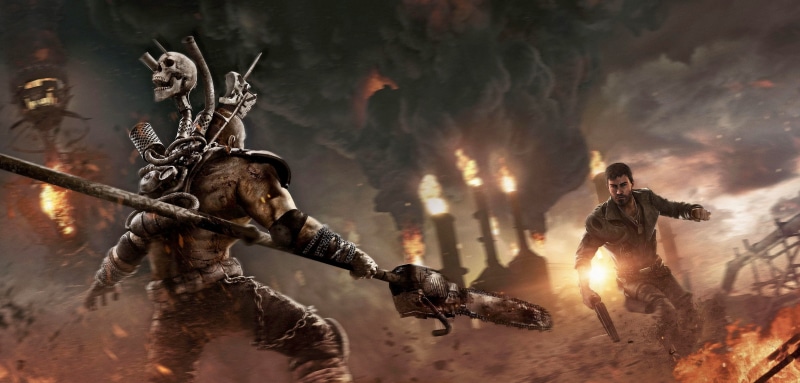 Warner Bros. Interactive Entertainment, Smoke, Mad Max, Fire, Sunset, 4K, Avalanche Studios, Flame, Weapons