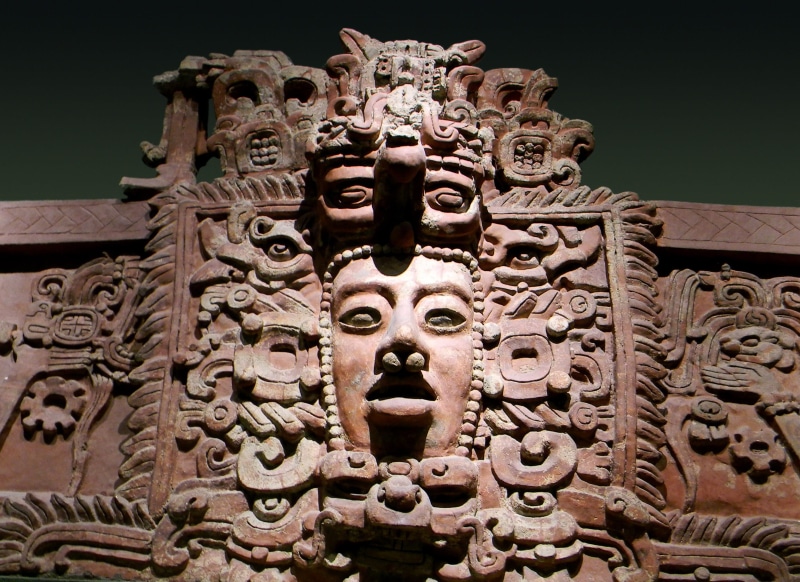spooky, historic, Design, pre-colombian, carving, ethnic, museum, sculpture, Monolith, god, civilization, representation, close-up, history, art and craft