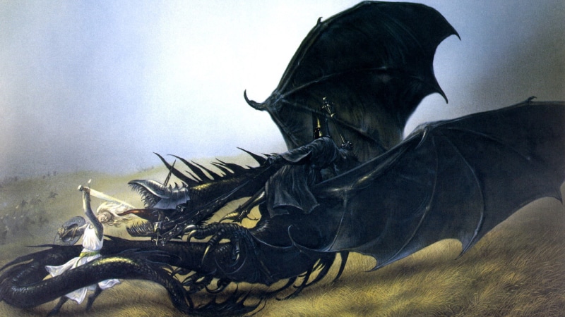 nature, indoors, animal wildlife, John Howe, Nazgûl, vertebrate, no people, black color, day, plant, history, wall - building feature, security, Éowyn