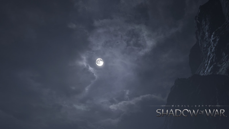 full moon, planetary moon, astronomy, moon, low angle view, communication, beauty in nature, night, cloud - sky, ominous, circle, Middle Earth:Shadow of War