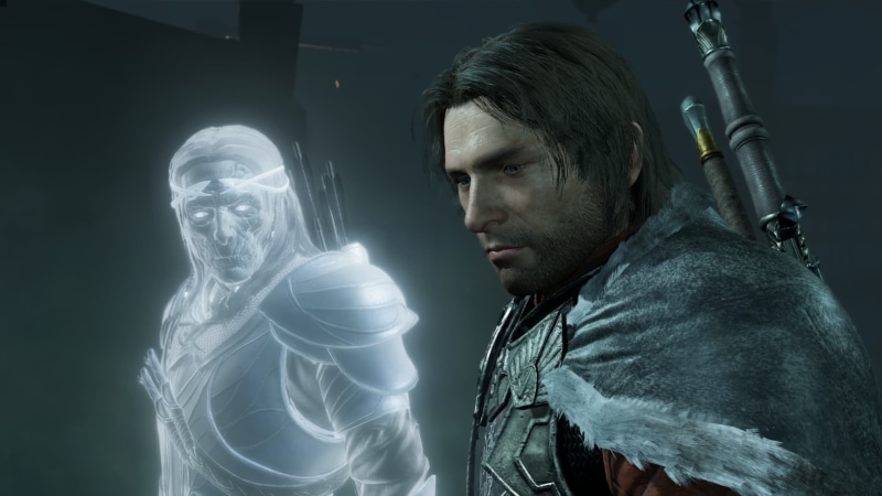 adult, side view, looking, portrait, Middle-Earth: Shadow of War, men, illuminated, close-up, serious, skill, young men, young adult, one person, Middle Earth Shadow of War