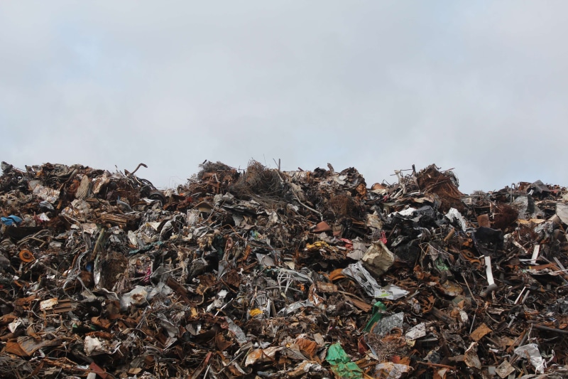 land, trash, no people, garbage dumpsite, dump, abundance, sky, 4K, stack, pile, environmental issues, waste, litter, garbage dump, landfill, outdoors