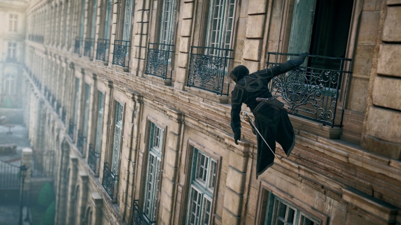 city Life, 1080P, person, europe, Assassins Creed: Unity, architecture, manhattan - New York City, history, human representation, one person, low angle view