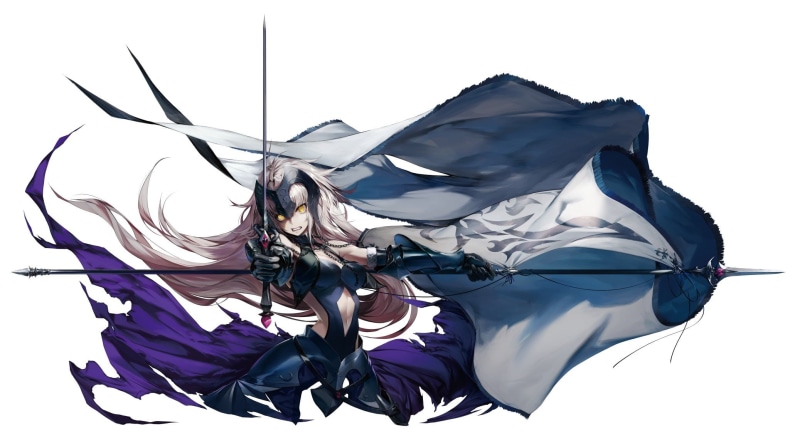 Ruler (Fate/Grand Order), blue, white background, armor, cloaks, indoors, studio shot, garment, environment, motion, no people, cut out, 1080P, Fate/Apocrypha