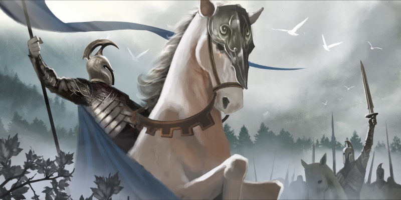 sculpture, riding, sword, horse, digital composite, sky, Armies of the Third Age, The Hobbit, art, animal wildlife, nature, animal themes, flying, bird