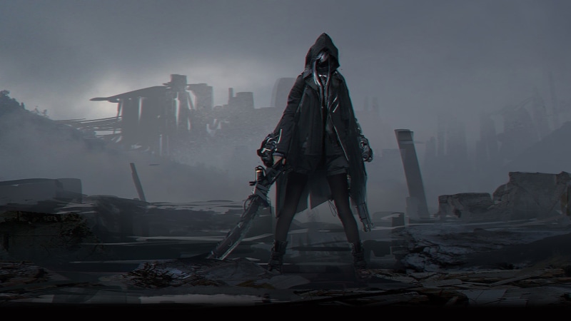 futuristic, nature, city, fog, built structure, full length, architecture, leisure activity, 1080P, assassin, sky, photography themes, apocalyptic