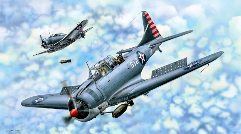 Bomb, US Navy, Deck, SBD Dauntless, USA, 1080P, dive bomber