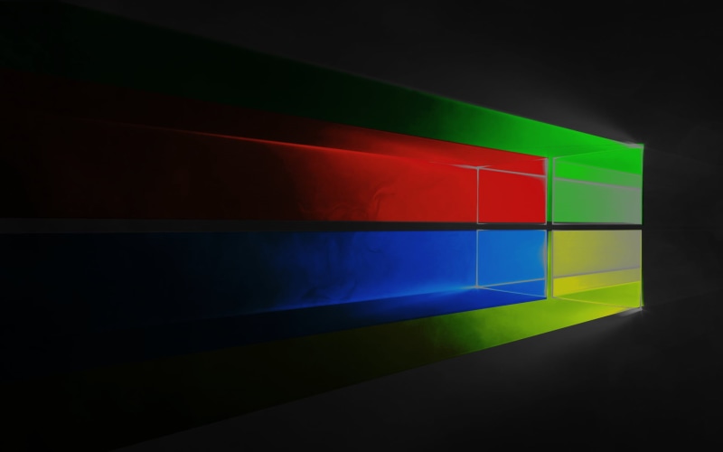 colorful, Microsoft, 1080P, Windows 10, logo
