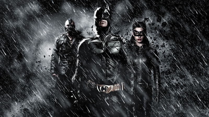 MessenjahMatt, outdoors, women, portrait, wet, rain, snowing, Batman, motion, Bane, adult, activity, day, Selina Kyle, movies, torrential rain, people