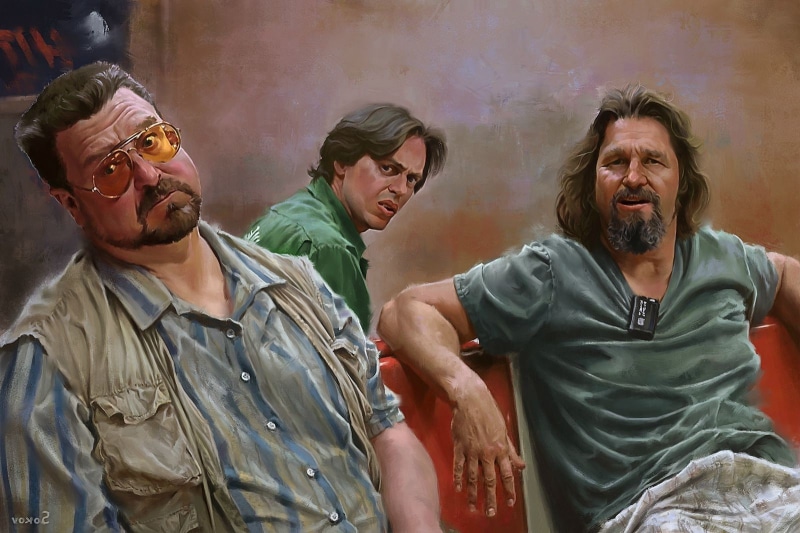 720P, the big lebowski the dude walter sobchak movies steve buscemi