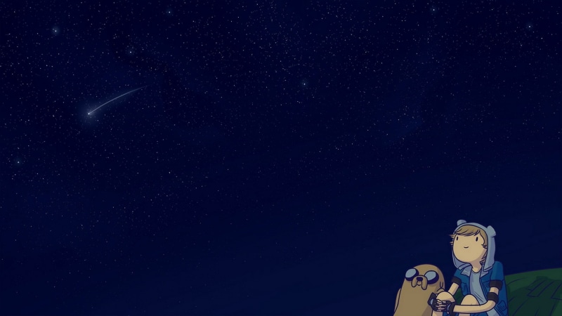 no people, Adventure Time, space and astronomy, belief, Space, Jake, Stars, illustration, star field, scenics - nature, dog, low angle view, exploration