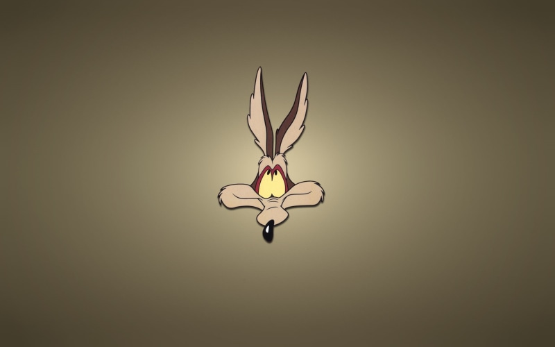 Funny ringtones, head, Wile E. Coyote, Looney Tunes, minimalism, 1080P