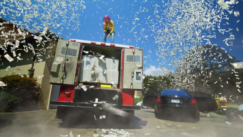 money, Lil Pump, Truck, 1080P