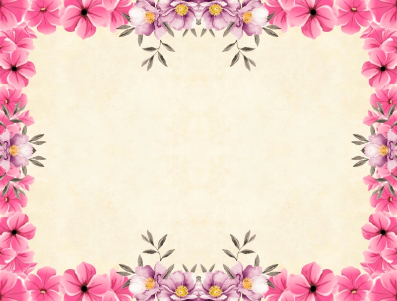 floral, flowering plant, frame, copy space, worn, beauty in nature, faded, vintage, grunge, flower, decoupage, no people, plant, nostalgic, freshness, purple
