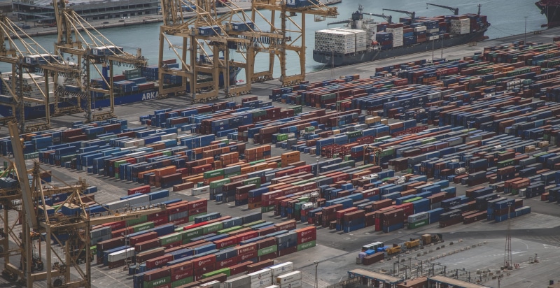 development, ship, cargo ship, industry, 5K, shipment, outdoors, cargo container, shipping, business, abundance, pier, container terminal, cargo, stack