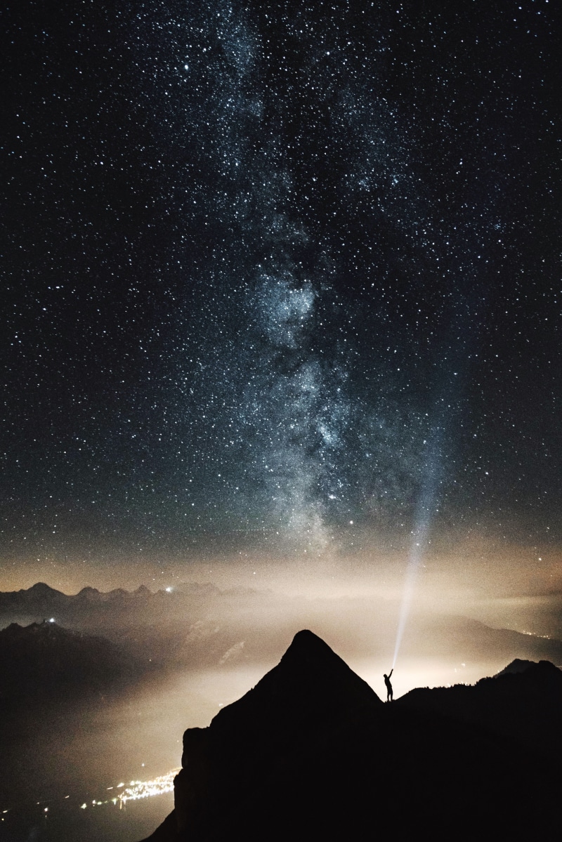photography, portrait, night sky, effects, 8K