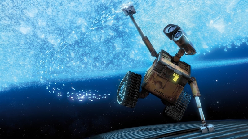 Pixar Animation Studios, nature, day, underwater diving, exploration, security, movies, outdoors, robot, no people, diving equipment, blue, sea, WALL·E