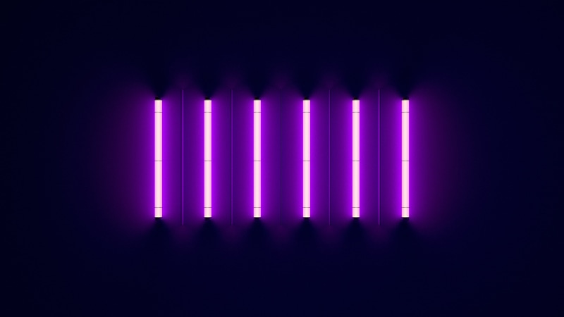 Artistic, Neon, Purple, 4K