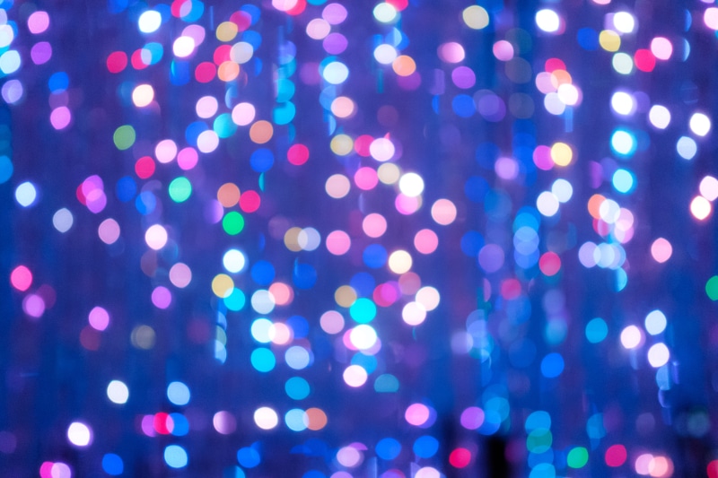 5K, abstract backgrounds, nightlife, holiday, defocused, christmas, art, shiny, vibrant color, shape, fractal, boardwalk, brightly lit, gold, light - natural phenomenon
