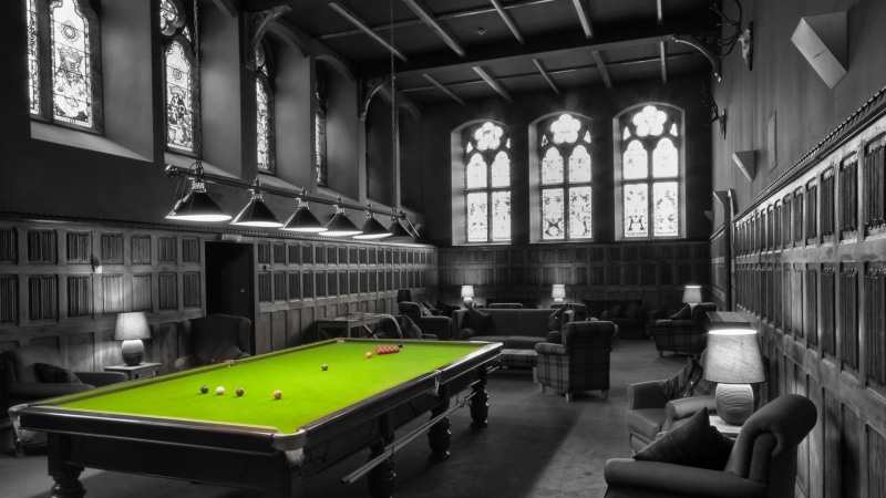 sport, pool table, day, snooker, interior, absence, indoors, chair, relaxation, room, 1080P, pool - cue sport, pool cue, pool ball, table, no people, seat