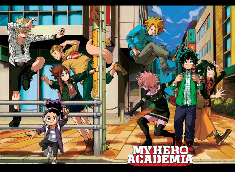 2K, Midoriya Izuku, Tsuyu Asui, Uraraka Ochako, Bakugō Katsuki, Boku no Hero Academia