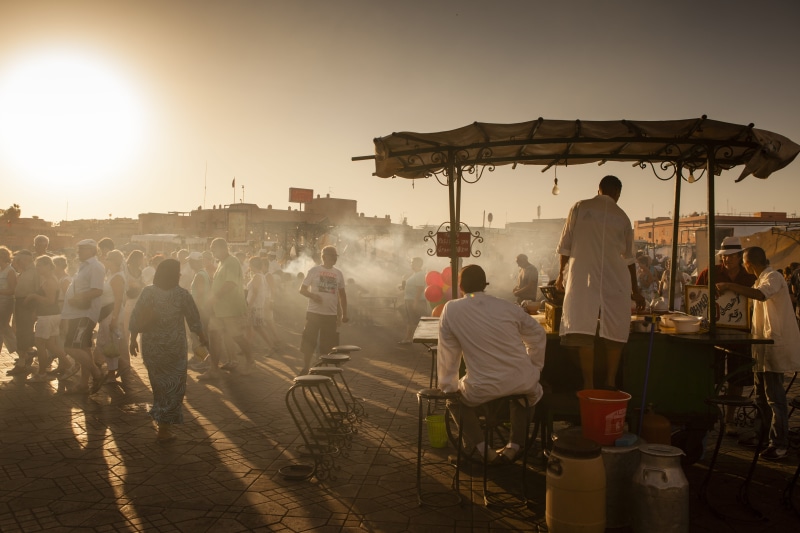 5K, women, architecture, men, sunset, djemaa el-fnaa, lifestyles, adult, marrakech, large group of people, djema el-fna, crowd, food, jemaa el-fnaa, outdoors