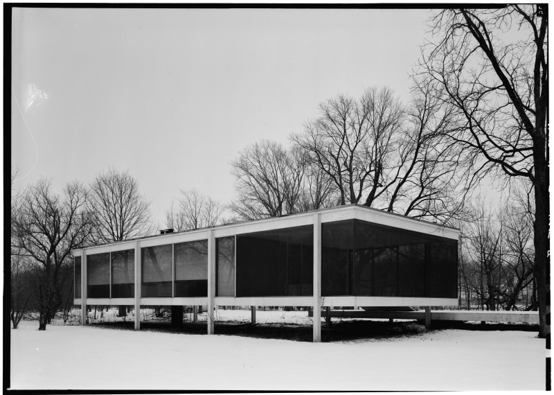 x, modern, houses, architecture, 4K, mies, farnsworth, hd, der, house, art, rohe, van