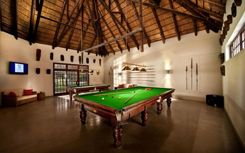 indoors, building, table, pool ball, 720P, pool Table, illuminated, built structure, pub, billiard cue, sofa, absence, billiard, pool Cue, leisure Activity