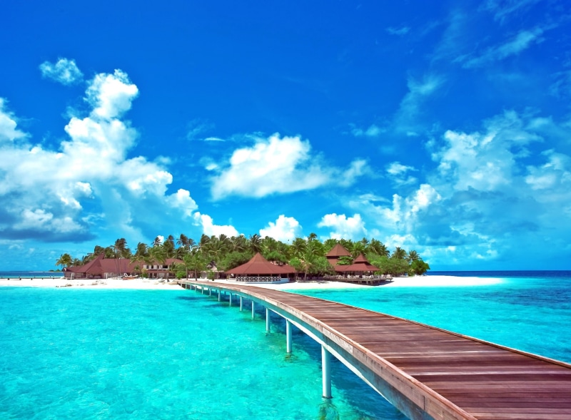 no people, nature, cloud - sky, Summer, trip, Islands, Luxury, Travel, Ocean, Dream, tranquility, turquoise colored, Sand, lagoon, wooden, land, Summertime