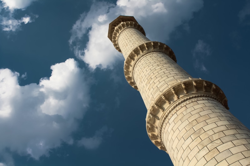 islam, palace, structure, cloud - sky, travel, low, monument, heritage, agra, ancient civilization, 5K, sunrise, religion, day, culture, taj, temple, built structure