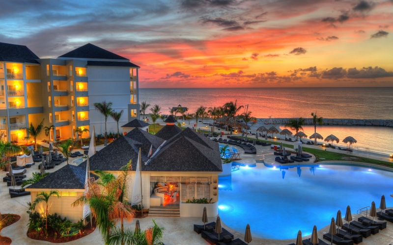 horizon over water, sea, travel destinations, built structure, architecture, scenics - nature, swimming pool, tourist resort, horizon, water, no people