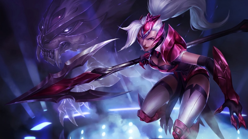 dancing, fighter, challenger, young women, beautiful woman, young adult, game, studio shot, video, splash, assassin, holding, purple, clothing
