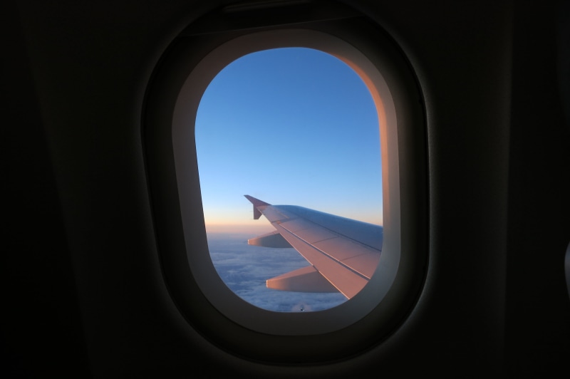 air, sunlight, aerospace industry, transportation, 4K, machine, wing, flyer, mode of transportation, aircraft Wing, mid-air, clouds, aviation, blue, indoors
