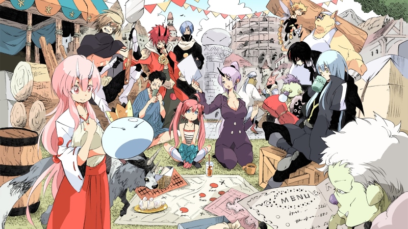 4K, Rimuru Tempest, Hakurou (That Time I Got Reincarnated as a Slime), Souei (That Time I Got Reincarnated as a Slime), Milim Nava, That Time I Got Reincarnated as a Slime