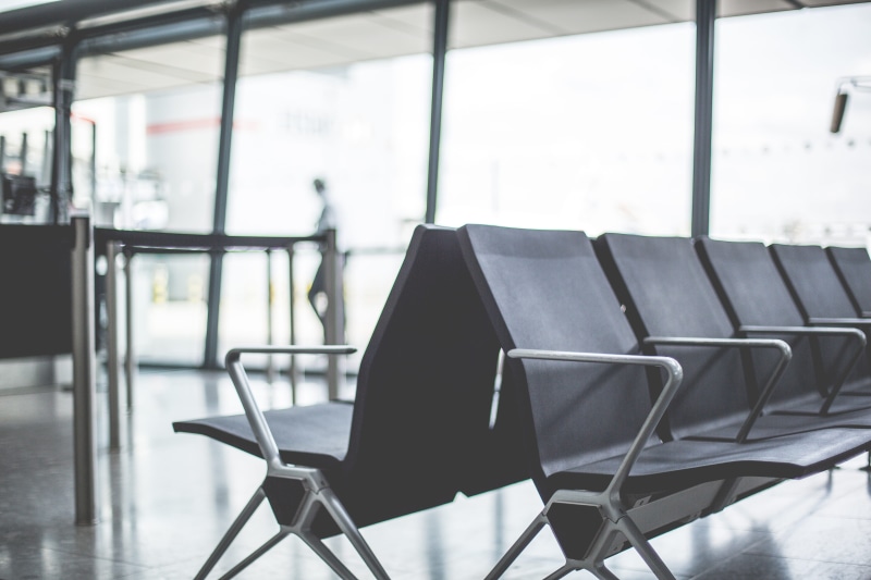glass - material, modern, meeting, station, airport terminal, window, chair, travel, airport departure area, seat, table, absence, lobby, cold, room, business travel