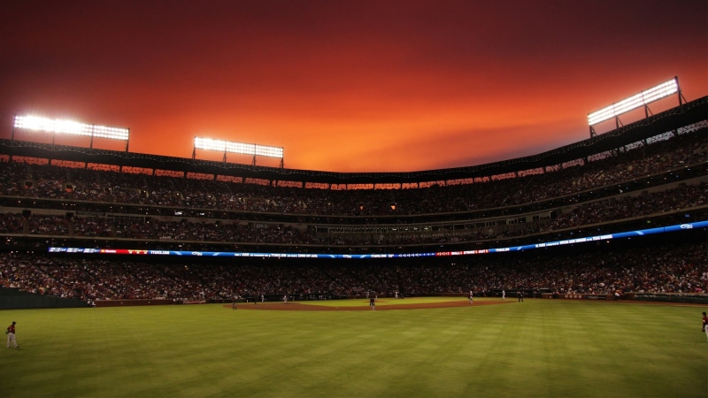 baseball, sunset, 1080P, stadium
