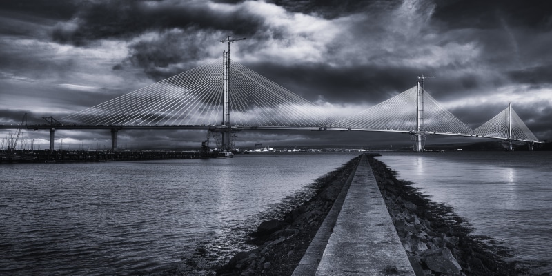 5K, Port Edgar, body of water, Scotland, suspension Bridge, bridge - Man Made Structure, urban Scene, famous Place, photography, river, sky, River Forth
