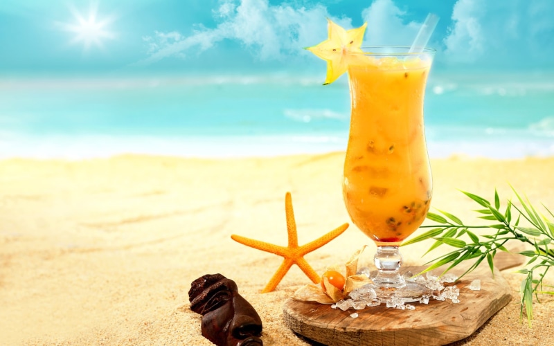 vietnam, tropics, bali, beverage, parfait, thailand, cocktail, sand, clear, 1080P, glass, sea, beach, yellow