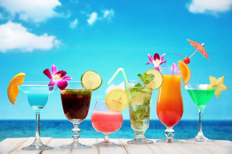 fresh, summer, drink, cocktail, fruit, sea, tropical, beach, paradise, 5K