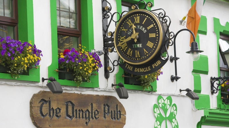 pub, dingle, ireland, signage, nature and landscapes, the dingle pub, 1080P