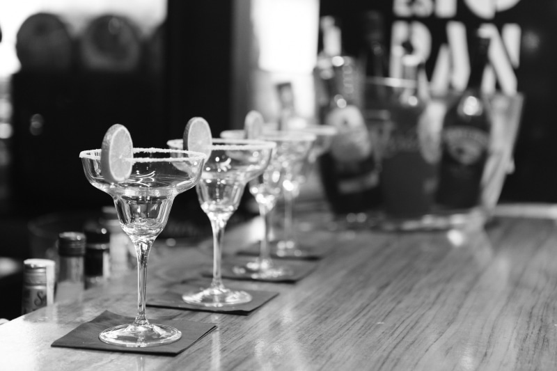 bar, transparent, wineglass, food and drink, 5K, refreshment, still life, bar counter, nightlife, beverages, four, food, no people, close-up, focus on foreground