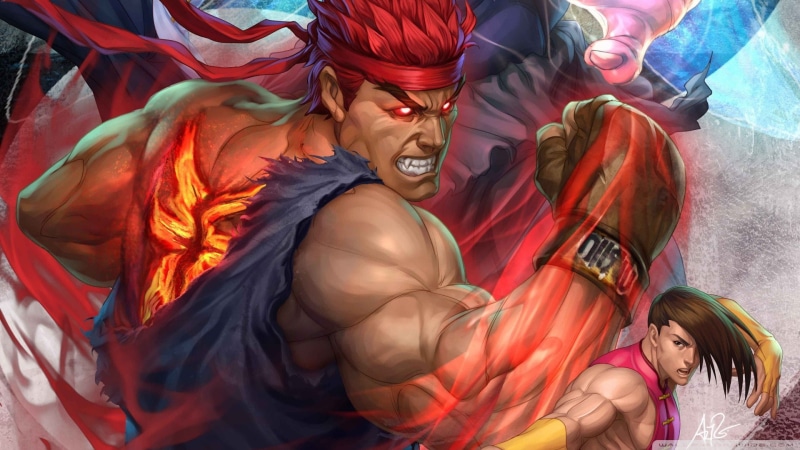 video, ryu, dark, street fighter, x, art, street, artwork, fighter, games, super, hd, arcade, 1080P, artgerm